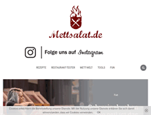 Tablet Screenshot of mettsalat.de